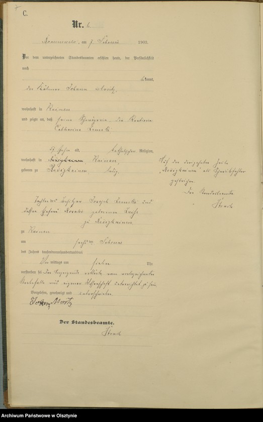 image.from.unit.number "Sterbe-Haupt-Register Nr 1 - 42"