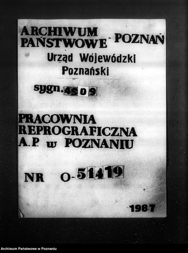 Obraz 1 z jednostki "Zatwierdzenie zakładu przemysłowego /szlifierni szkła/ W. Jagodzińskiego w Poznaniu"