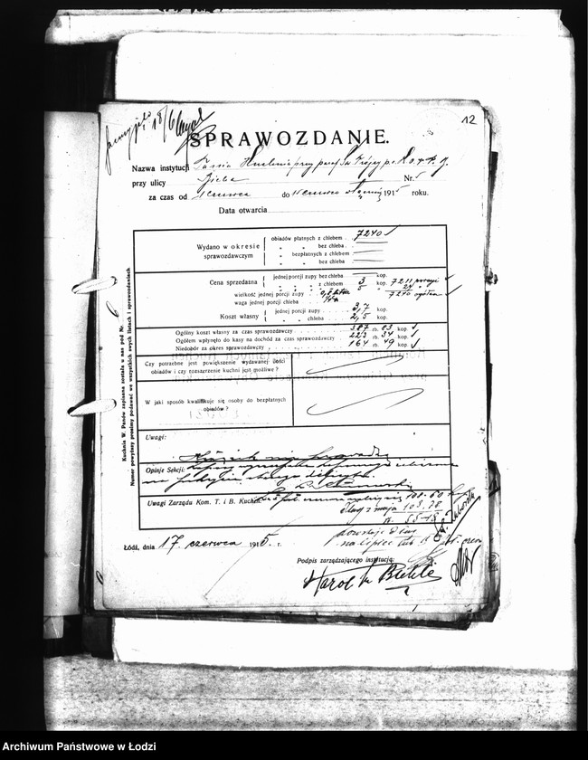 Obraz 20 z jednostki "Sprawozdania Kuchen"