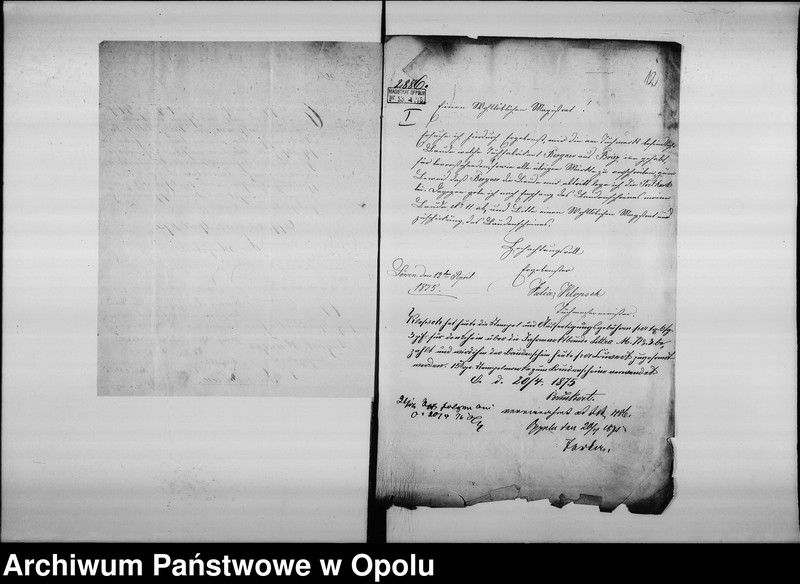 Obraz 15 z jednostki "Acta des Magistrats zu Oppeln betreffend die Regulirung der Jahrmarkt Bauden. Vol. I"