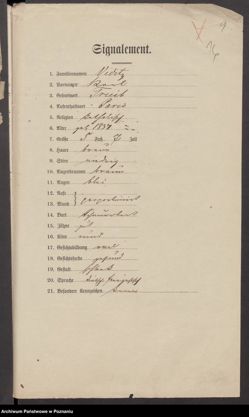 Obraz 20 z jednostki "A. betr. die Zuzüge zu den Insurgenten nach Polen vom Auslande /Deutsche, Franzosen, Italiener, Engländer, Dänen…/"