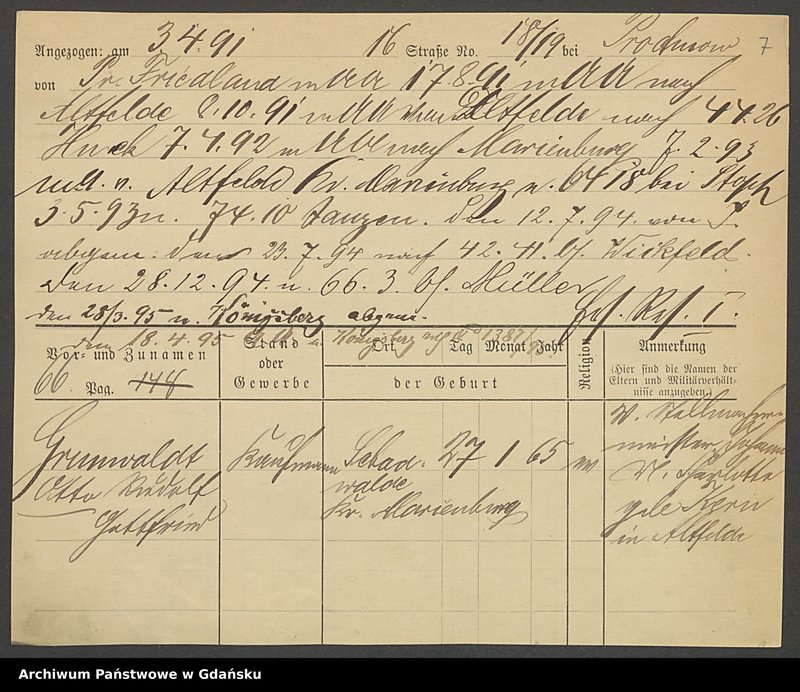 image.from.unit.number "Karty meldunkowe: Grunwald O. - Günther C."