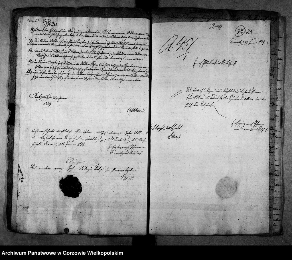 image.from.unit.number "Duplikate der Kirchenbücher von der Parochie Ratzdorf (Racław)"