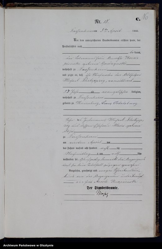 image.from.unit.number "Sterbe-Haupt-Register Nr 1 - 54"
