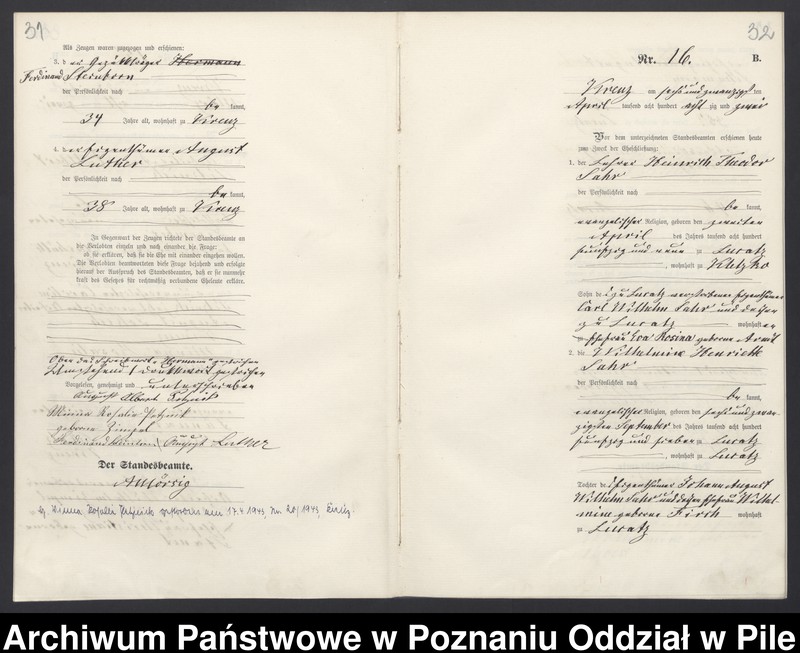 Obraz 19 z jednostki "Księga małżeństw"