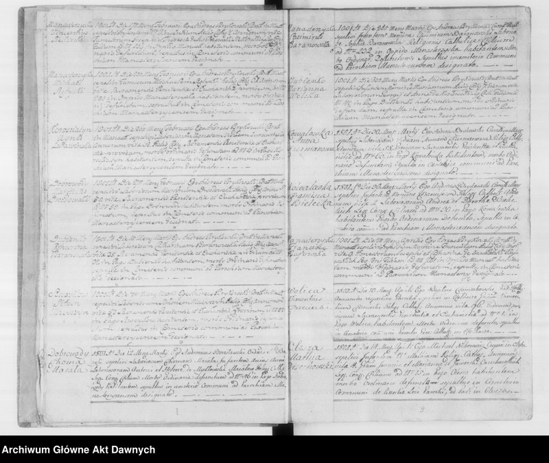 image.from.unit.number "Parafia: Monasterzyska. Dekanat: Buczacz. Księga metrykalna zgonów/pogrzebów dla całej parafii*."