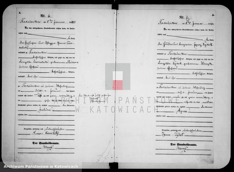 image.from.unit.number "Księga urodzeń za rok 1890 [nr 1-365]"