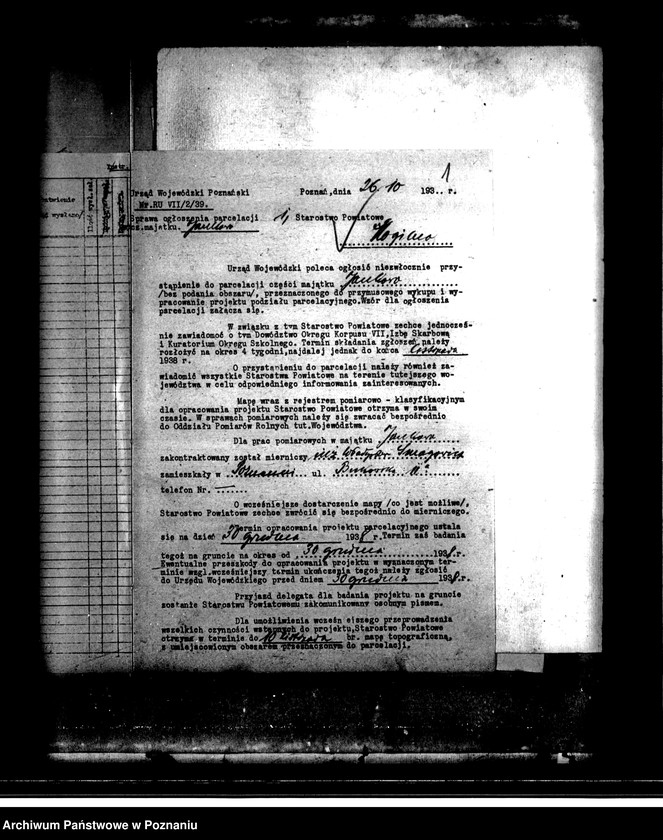 Obraz 5 z jednostki "Majątek Jankowo Ludwiniec powiatu mogileńskiego parcelacja"