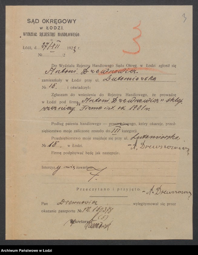 Obraz 5 z jednostki "Antoni Drewnowicz – sklep rzeźniczy"