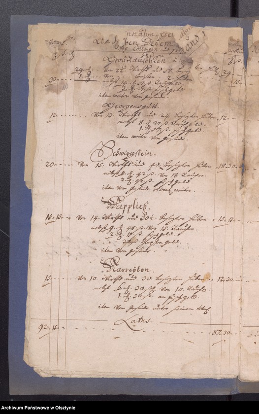 image.from.unit.number "Passenheimsche Kirchen Rechnung"