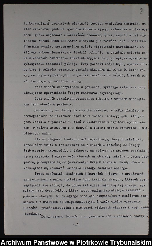 Obraz 8 z kolekcji "Powiat piotrkowski w pierwszych miesiącach niepodległości - 1919 r."