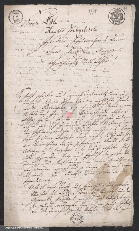 image.from.unit.number "Spec. Korespondencja gwoździarzy z władzami miejskimi Leszna; język niemiecki"