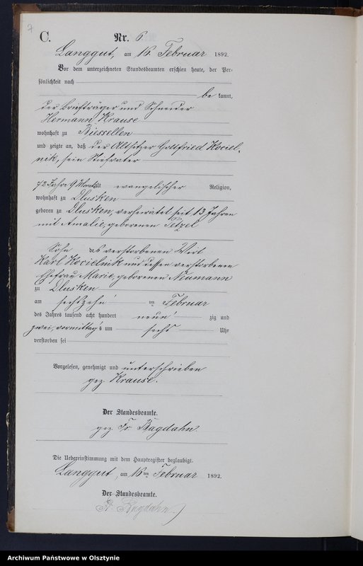 image.from.unit.number "Sterbe-Neben-Register Nr 1 - 38"