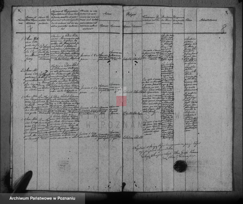 Obraz 8 z jednostki "Liber baptisatorum, copulatorum, mortuorum"