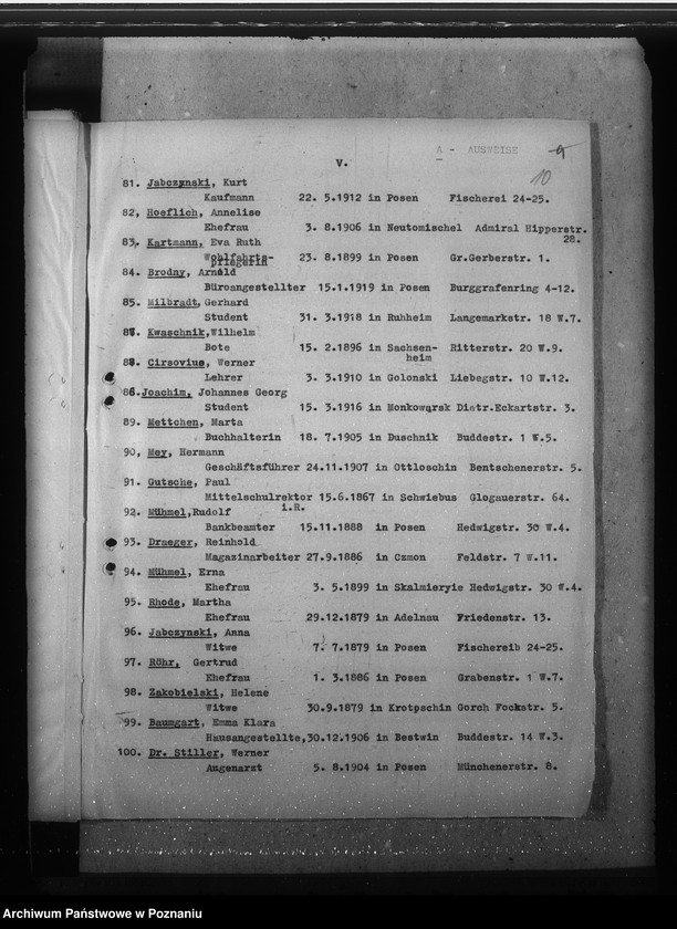 image.from.unit.number "Deutsche Volksliste. Allgemeiner Schriftverkehr mit den Bezirksstellen und mit den Zweigstellen"