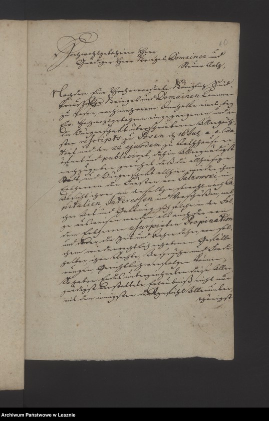 image.from.unit.number "[Akta in Sachen der Stadt und Kommunität contra das fürstliche Dominium wegen derer vorgeschossenen Kapitalien]"