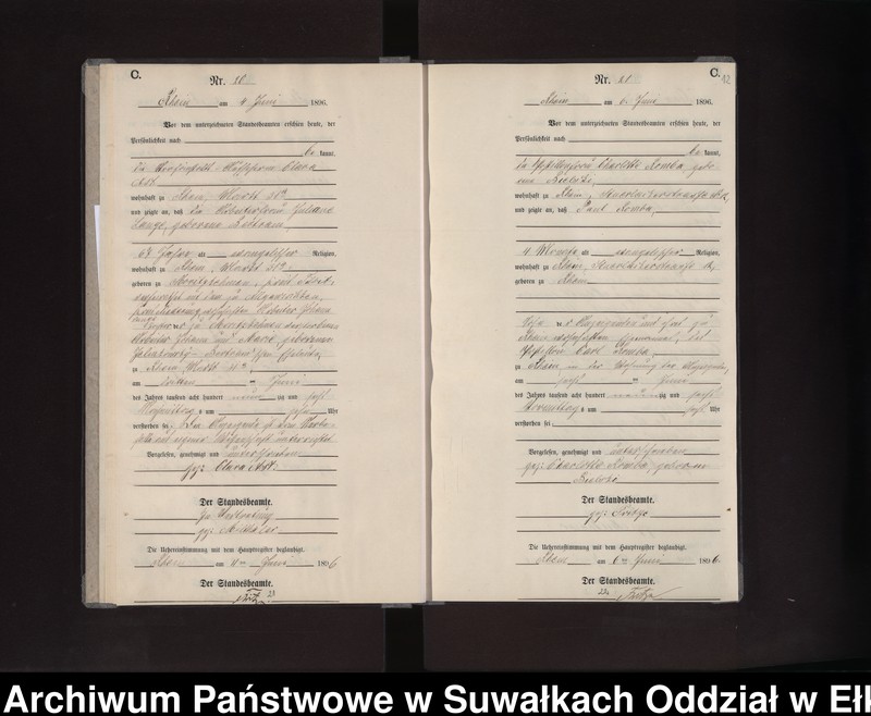 image.from.unit.number "Sterbe-Neben-Register des Preussischen Standes-Amtes Rhein Kreis Loetzen"
