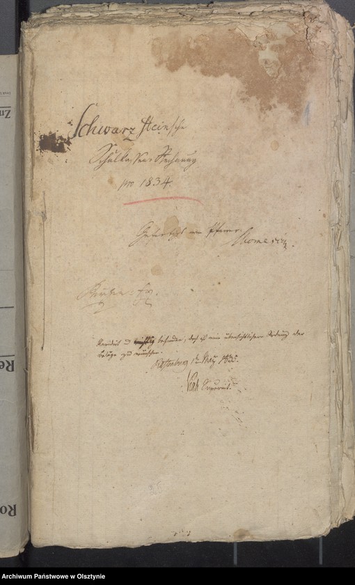 image.from.unit.number "Schwarzsteinsche Schul-Kassen Rechnung"