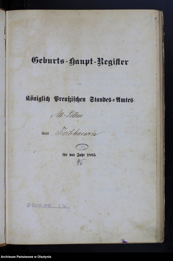 image.from.unit.number "Geburts-Haupt-Register Nr 1 - 189"