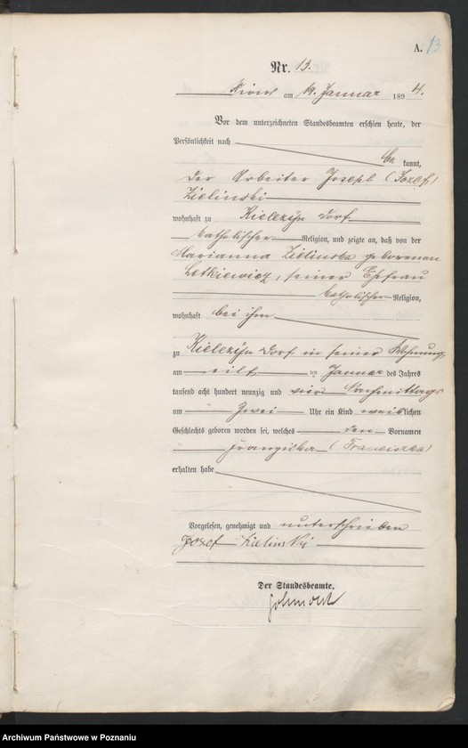 Obraz 16 z jednostki "Księga urodzeń"