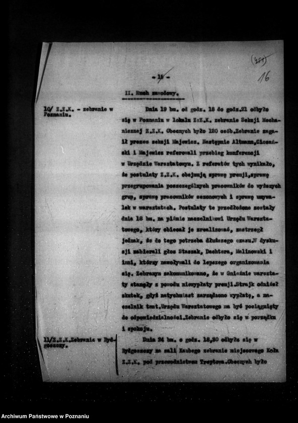 Obraz 20 z jednostki "Sprawozdania sytuacyjne tygodniowe za czas od 18 maja do 28 czerwca 1928 r."
