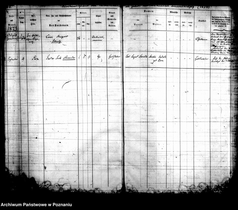 Obraz 8 z jednostki "Kirchenbuch Verstorbenen"