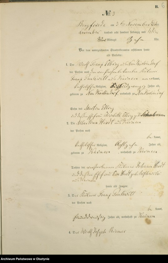 image.from.unit.number "Haupt-Heiraths-Register Nr 1 - 7"