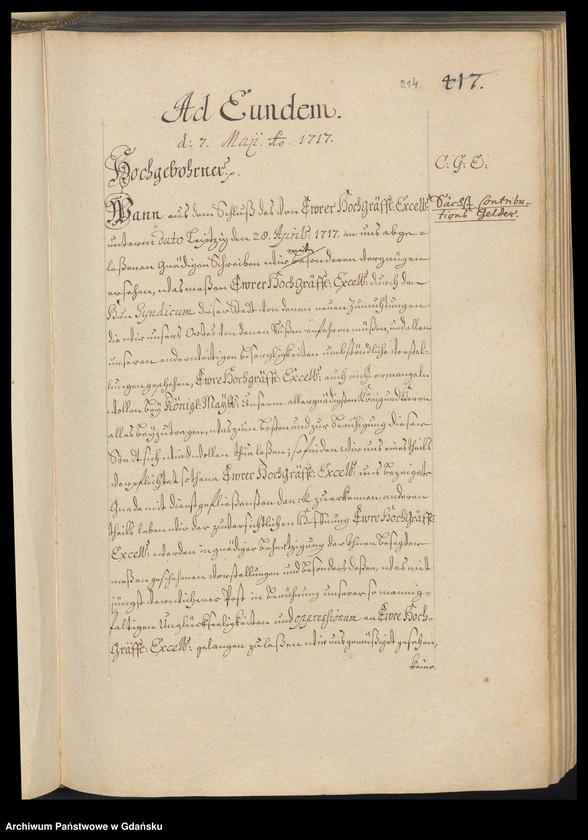 image.from.unit.number "Missiven de Anno 1716. Missiven de Anno 1717. Index literarum A. 1716 A. 1717 expeditarum [adresatów]. Index materiarum in literis […] contentarum"
