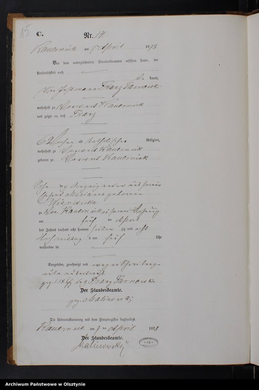 image.from.unit.number "Sterbe-Neben-Register Nr 1 - 51"