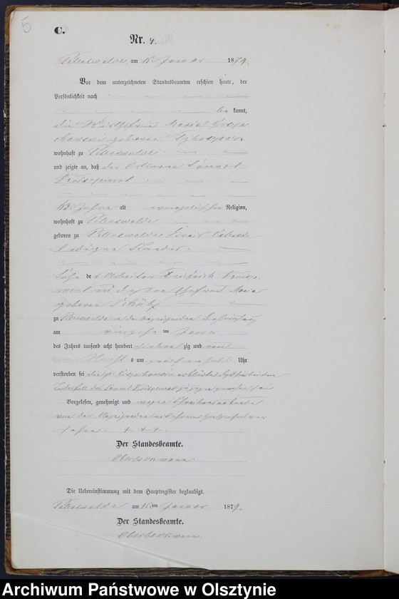 image.from.unit.number "Sterbe-Neben-Register Nr 1 - 147"