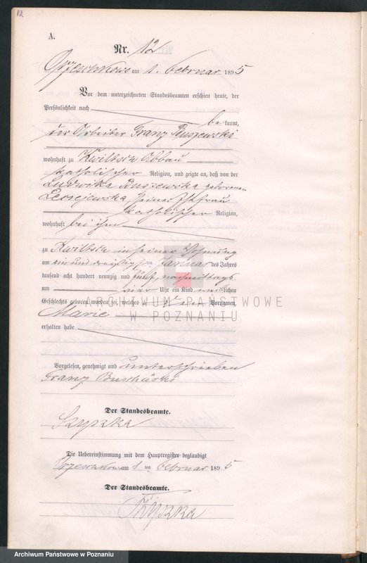 Obraz 15 z jednostki "Księga urodzeń"