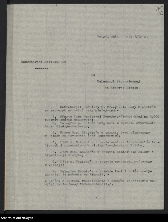 image.from.unit.number "Spisy i wykazy akt m.in. szczegółowy spis akt paryskiego archiwum Prezydenta Ministrów"