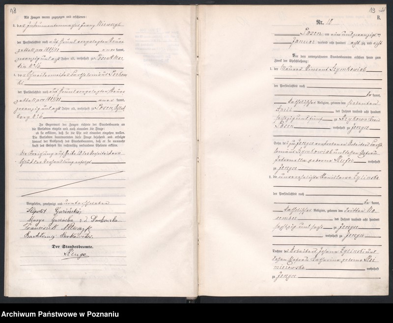 Obraz 12 z jednostki "Księga małżeństw"