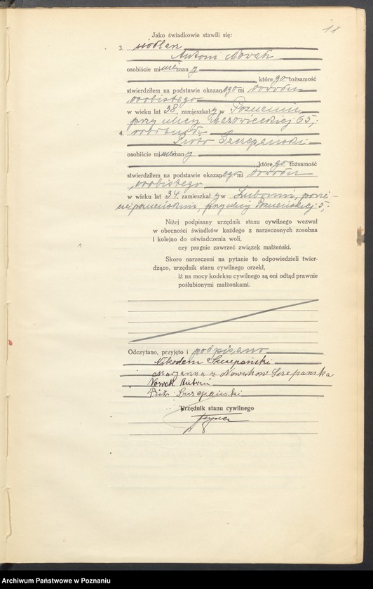 Obraz 13 z jednostki "Księga miejscowa małżeństw tom IV [Rejestr główny małżeństw]"
