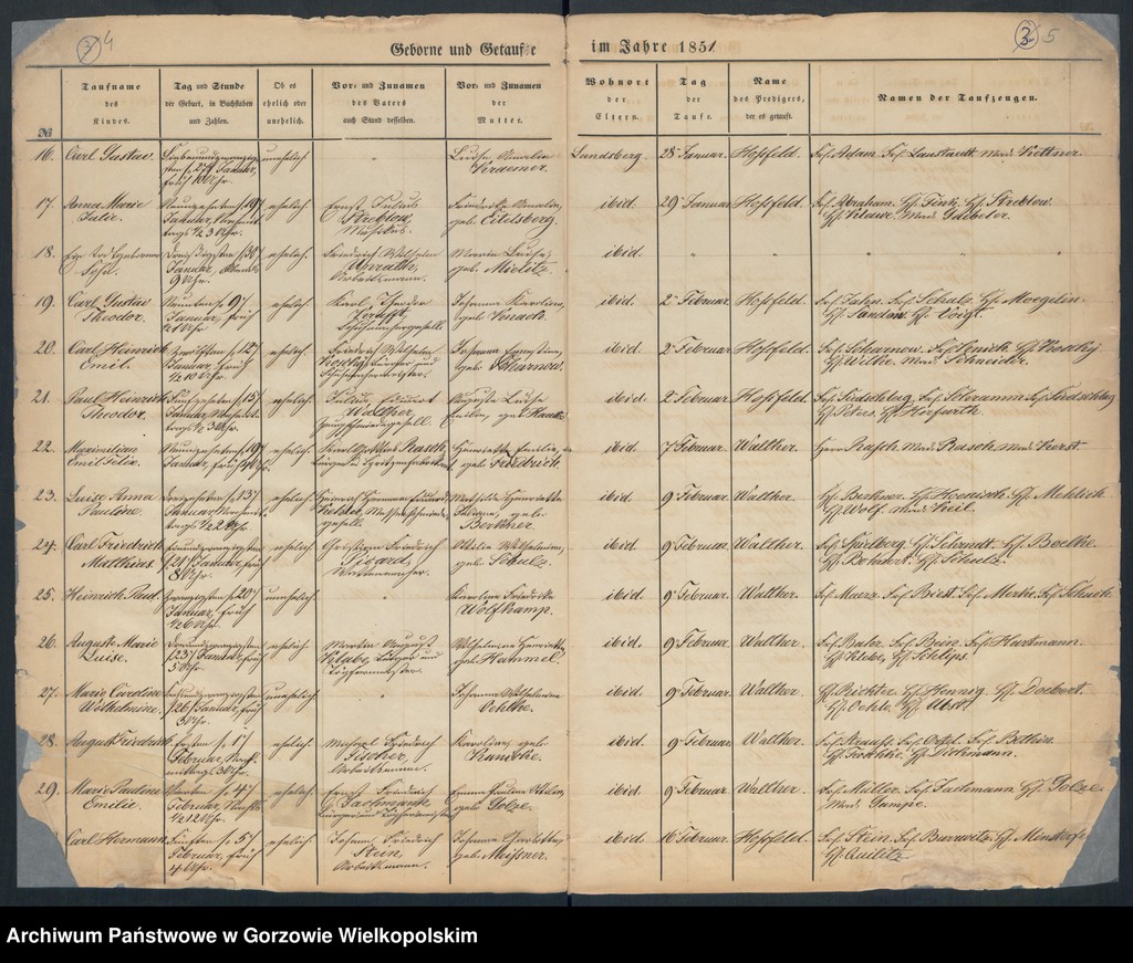 image.from.unit.number "Duplikate der St. Marienkirche zu Landsberg an der Warthe (zawiera też księgę zgonów Konkordien Kirche z 1851 r.)"