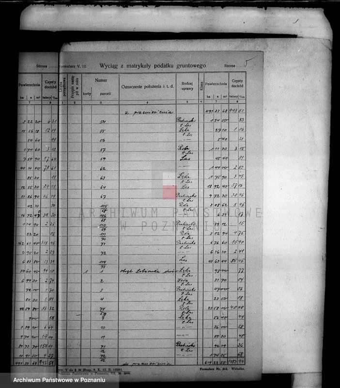 Obraz 9 z jednostki "Rejestr wyłączeń z art. 4 i 5 ustawy o wykonaniu reformy rolnej majątku Łobżenica powiatu wyrzyskiego"