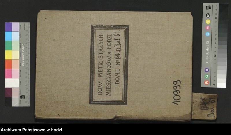 Obraz 2 z jednostki "Dowody metrykalne stałych mieszkańców osady Bałuty nr domu 61"