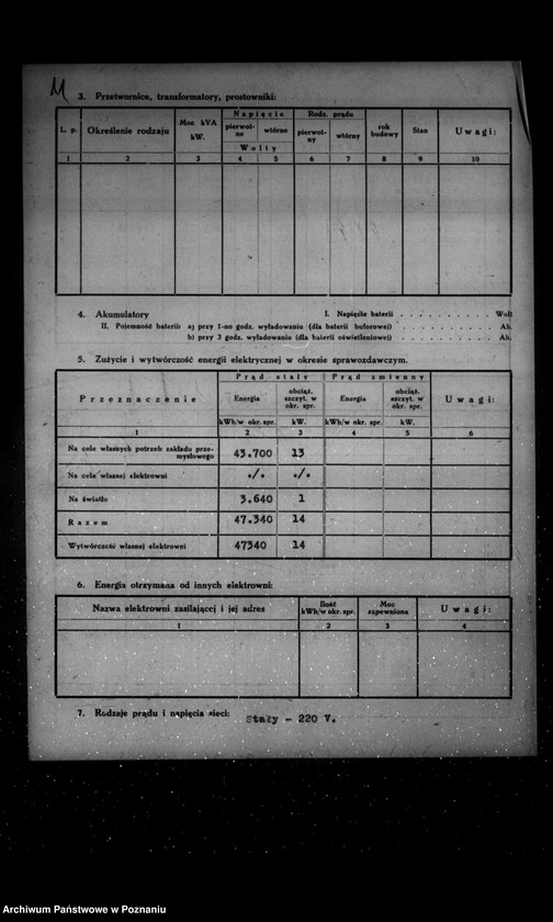 Obraz 15 z jednostki "Kwestionariusz Odlewni żelaza i warsztatów mechanicznych Zb. Broekere Poznań-Antoninek"