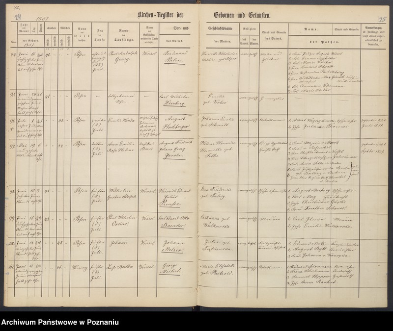 Obraz 16 z jednostki "[Akta urodzeń i chrztów, ślubów, zgonów]"