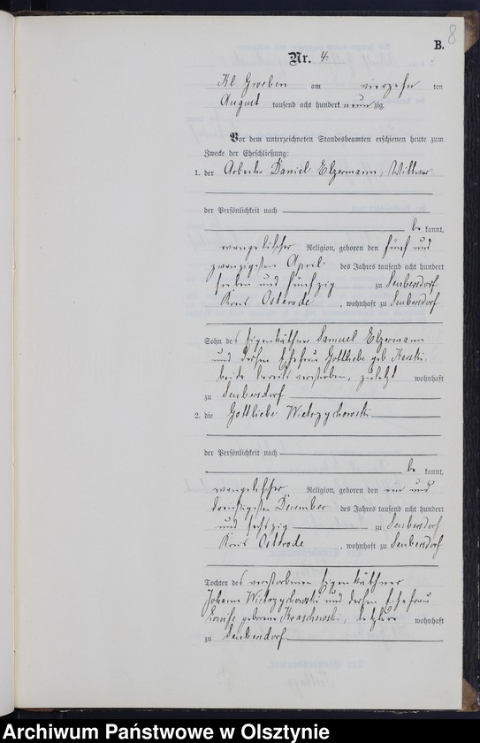 image.from.unit.number "Heiraths-Neben-Register Nr 1 - 11"