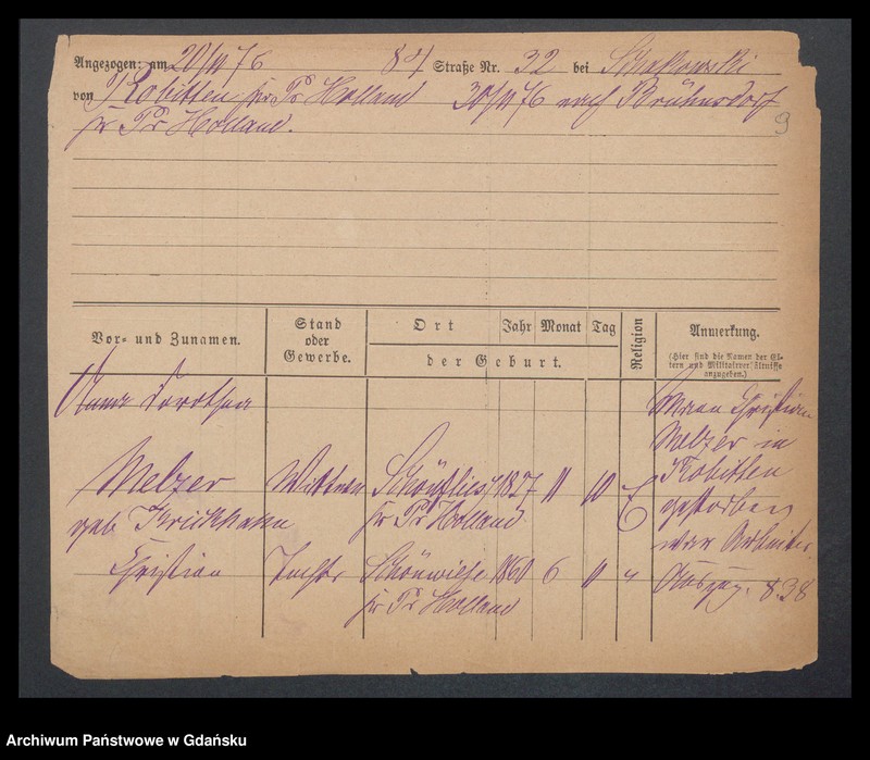 image.from.unit.number "Karty meldunkowe: Melzer Adolf - Menss"