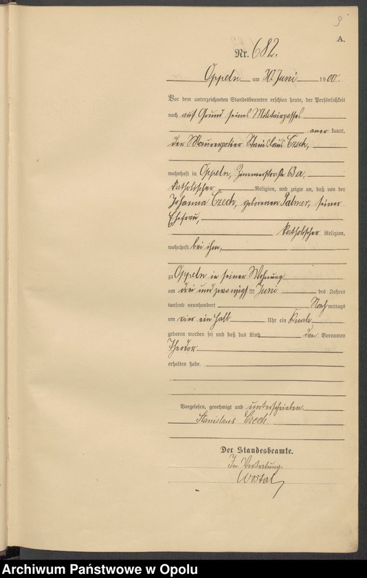 image.from.unit.number "[Księga urodzeń za rok 1900 Opole nr 675-1393]"