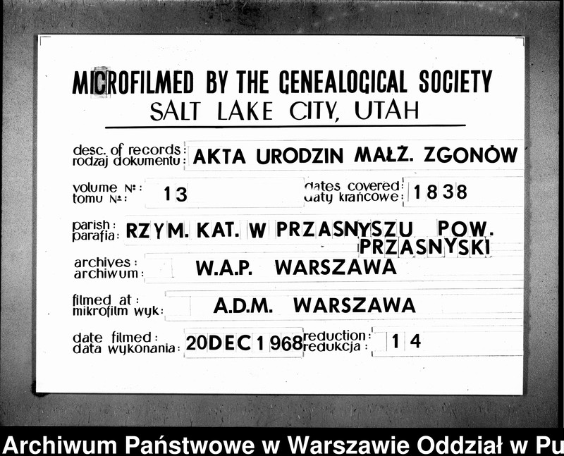 image.from.unit.number "Akta urodzeń, małżeństw, zgonów"