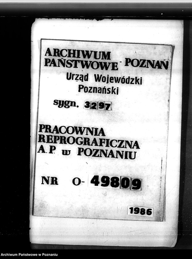 Obraz 1 z jednostki "Gmina Chocz w powiecie kaliskim /nadzór nad gospodarką leśną/"