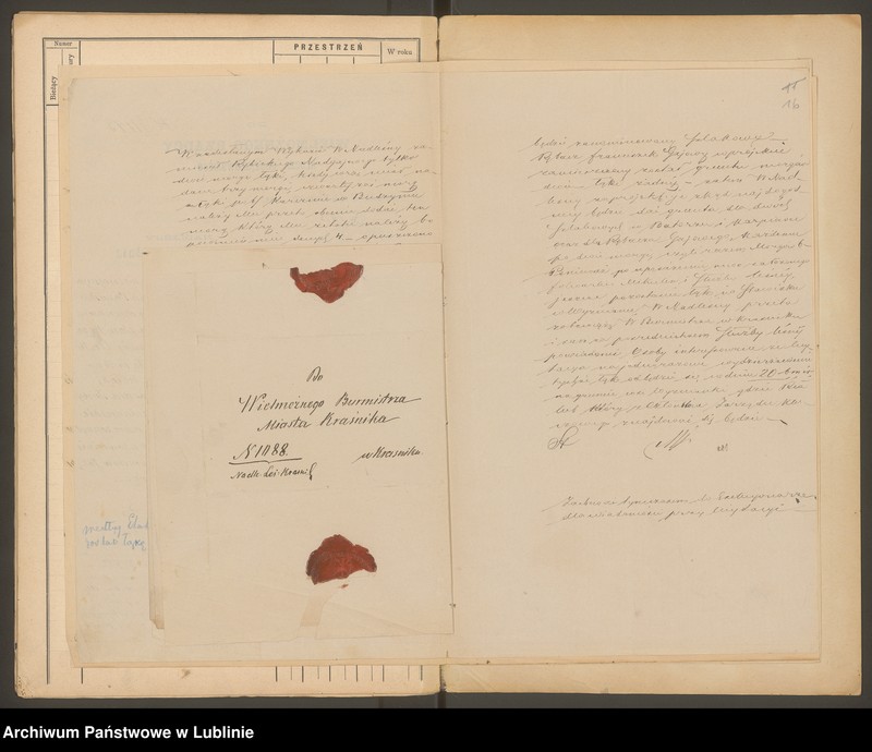 image.from.unit.number "Klucz Godziszewski. Egzakcjonarz pól i łąk w Okręgu Kraśnickim na rok 1887/88"
