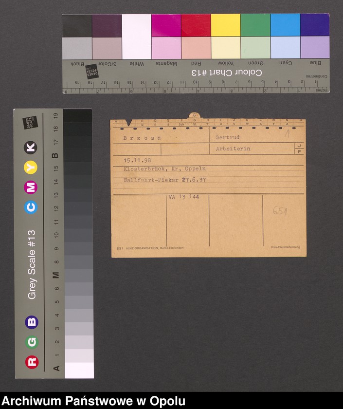 Obraz 3 z jednostki "[Brzosa Gertrud, ur. 15.11.1898, zam. Klosterbrück]"