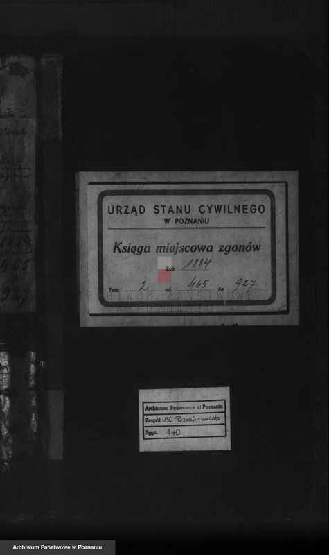 Obraz 1 z jednostki "Księga zgonów t. II"