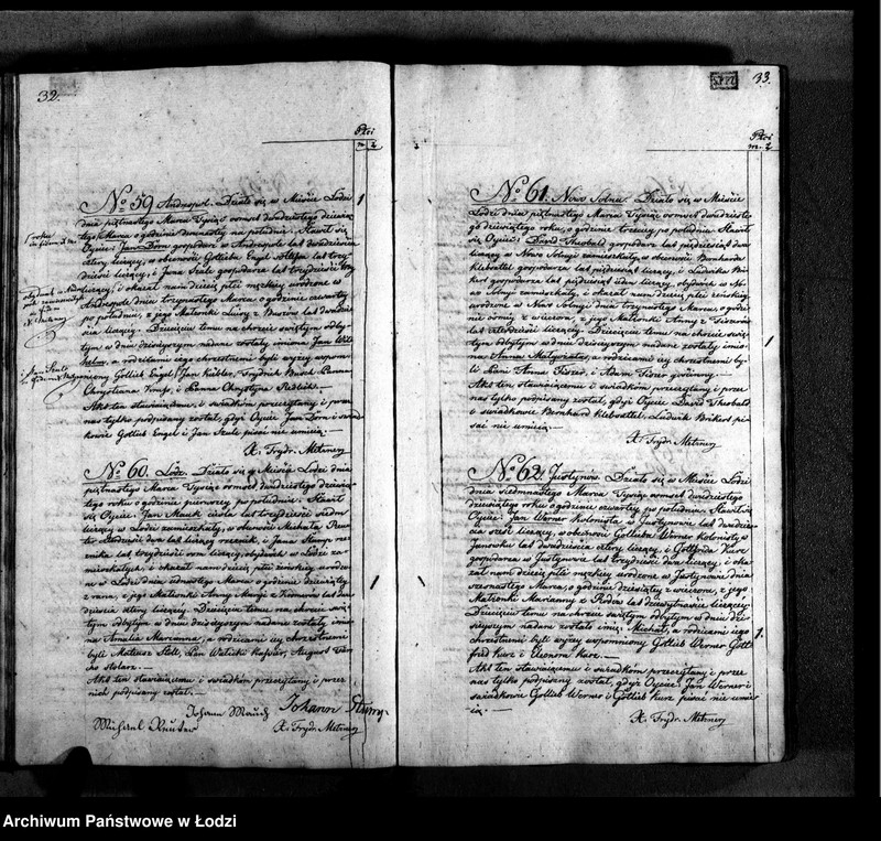 Obraz 19 z jednostki "Akta urodzeń, małżeństw i zgonów"