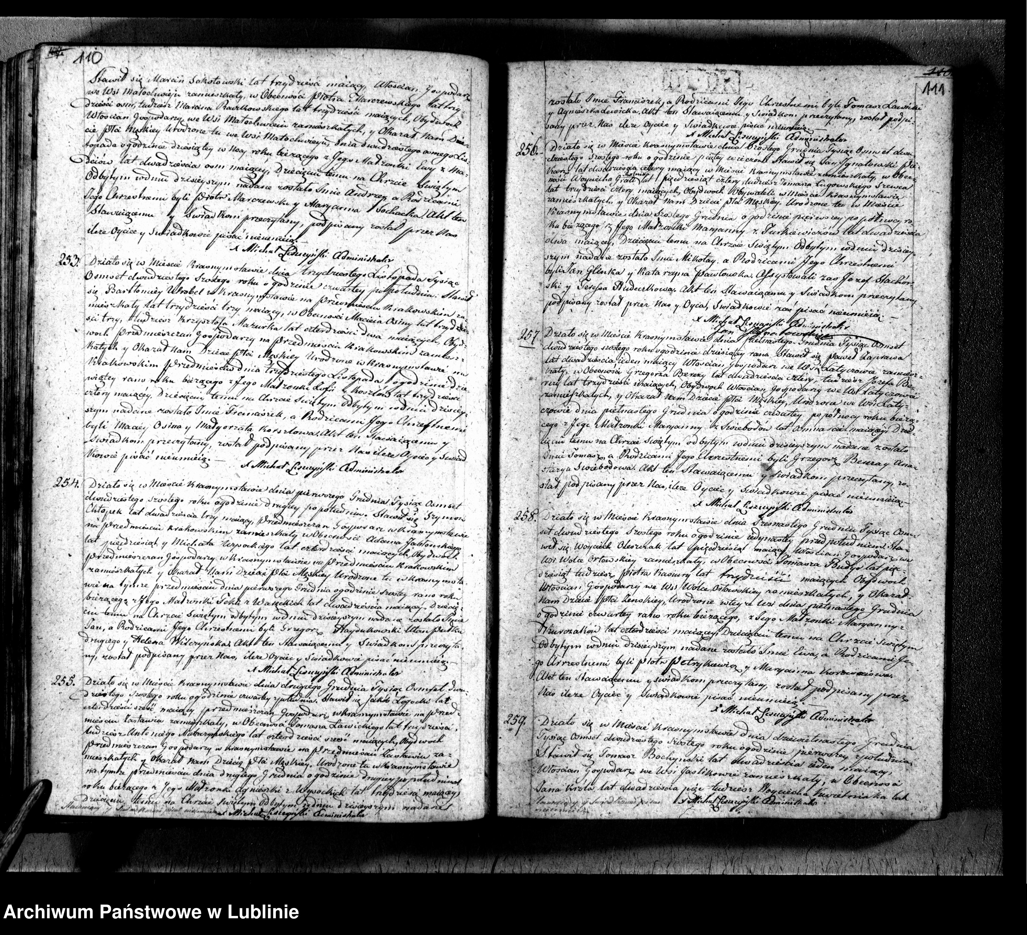 Skan z jednostki: Księga urodzeń, małżeństw i zgonów