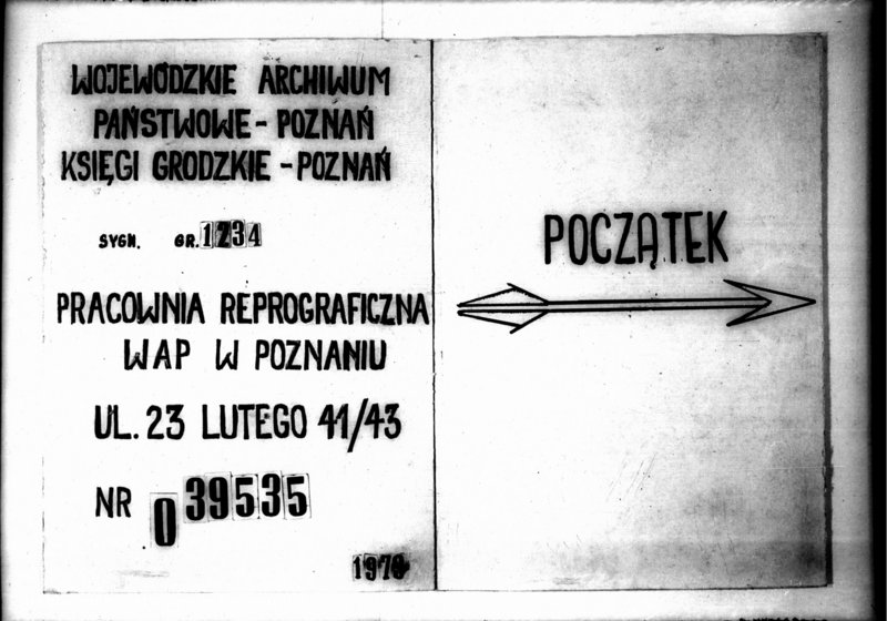 Obraz 1 z jednostki "Lib. civium, inscriptiones, relationes, decreta [protocollon]"